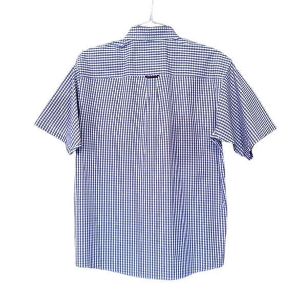 Panhandle Slim Tuf Cooper Performance Plaid Short Sleeve Button Down Shirt - Picture 3 of 8